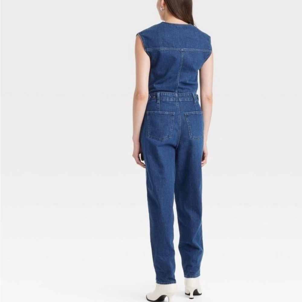 Universal Thread denim blue jumpsuit - Picture 3 of 9